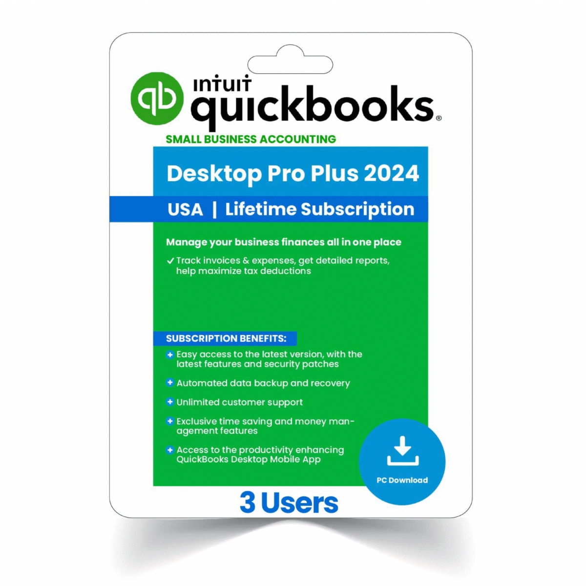 Quickbooks pro plus 2024 3 users