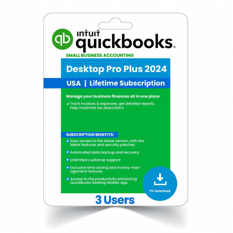 Quickbooks pro plus 2024 3 users