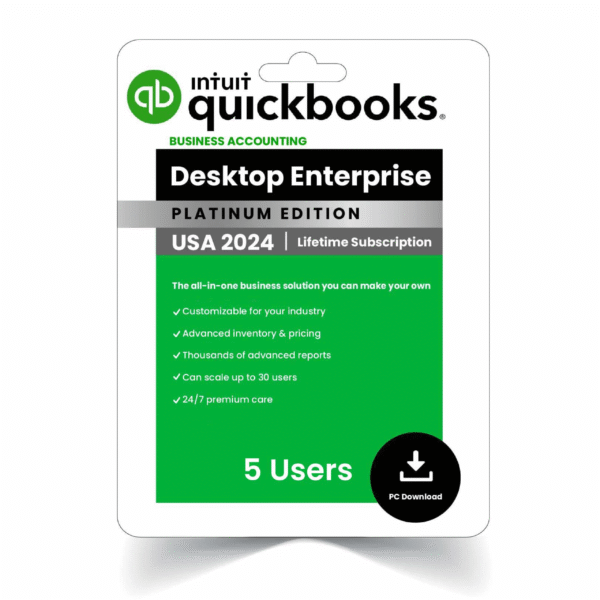 Quickbooks Enterprise 2024 5 user