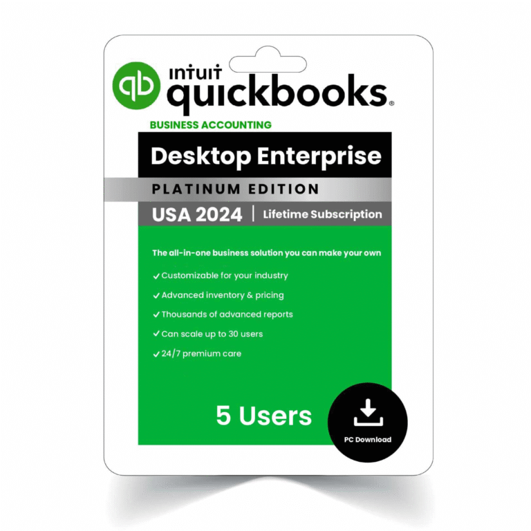 Quickbooks Enterprise 2024 5 user