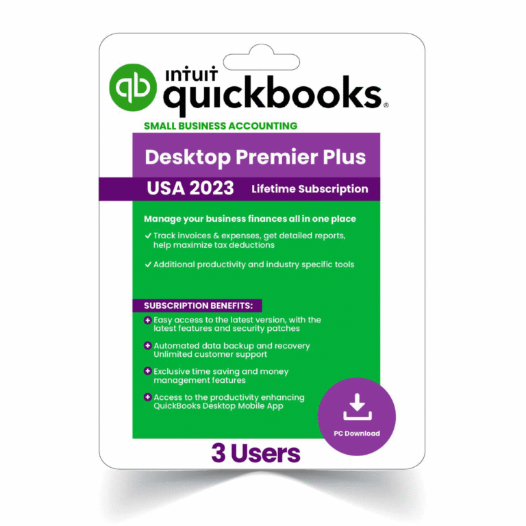 Quickbooks premier plus 2023 3 user
